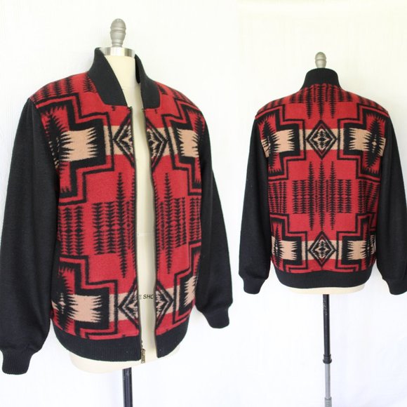 Pendleton Jackets & Coats Pendleton Harding Wool Blanket Aztec